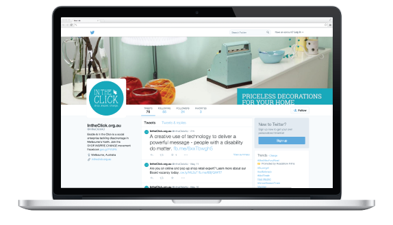 Twitter Enabled and In the Click Social Enterprise